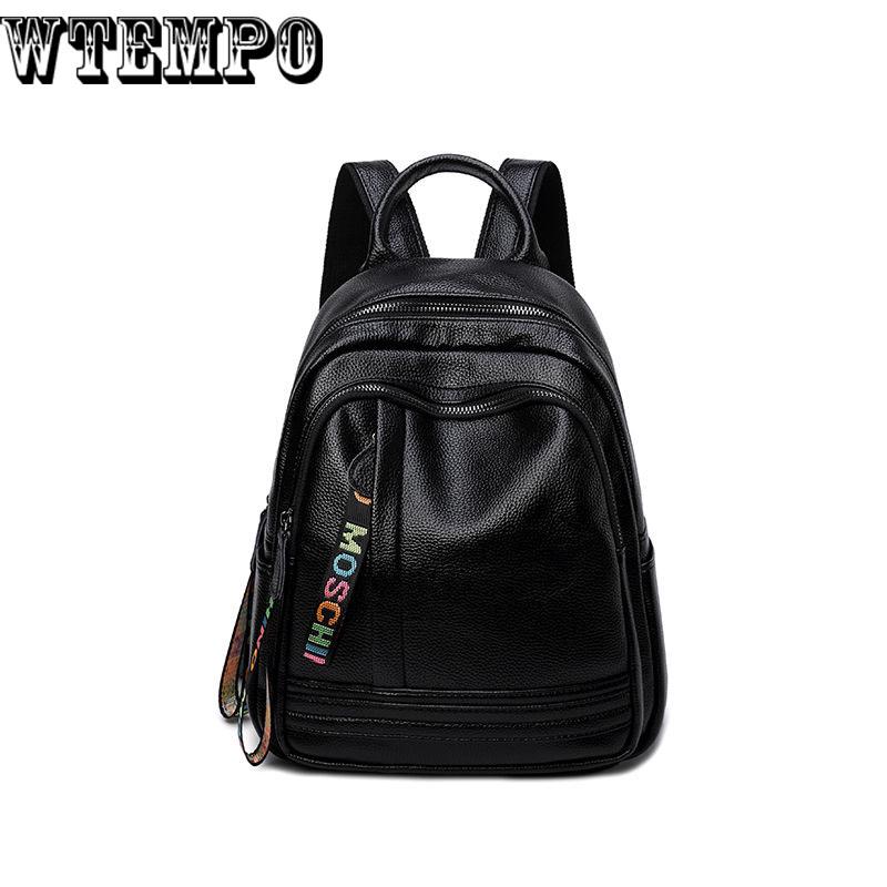 Backpack Women Leather Backpack School Bags for Girls Teenagers Waterproof Large Travel Bag