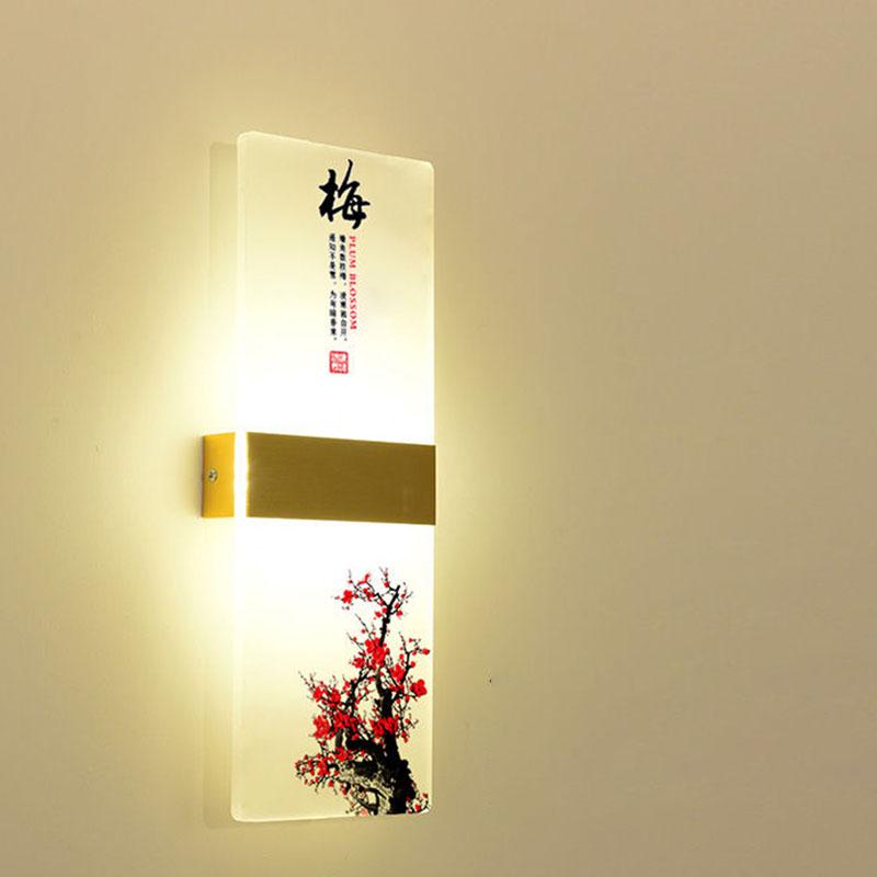 LED Wall lamp living room background bedroom corridor aisle wall lamp stairwell lamp bedside lamp