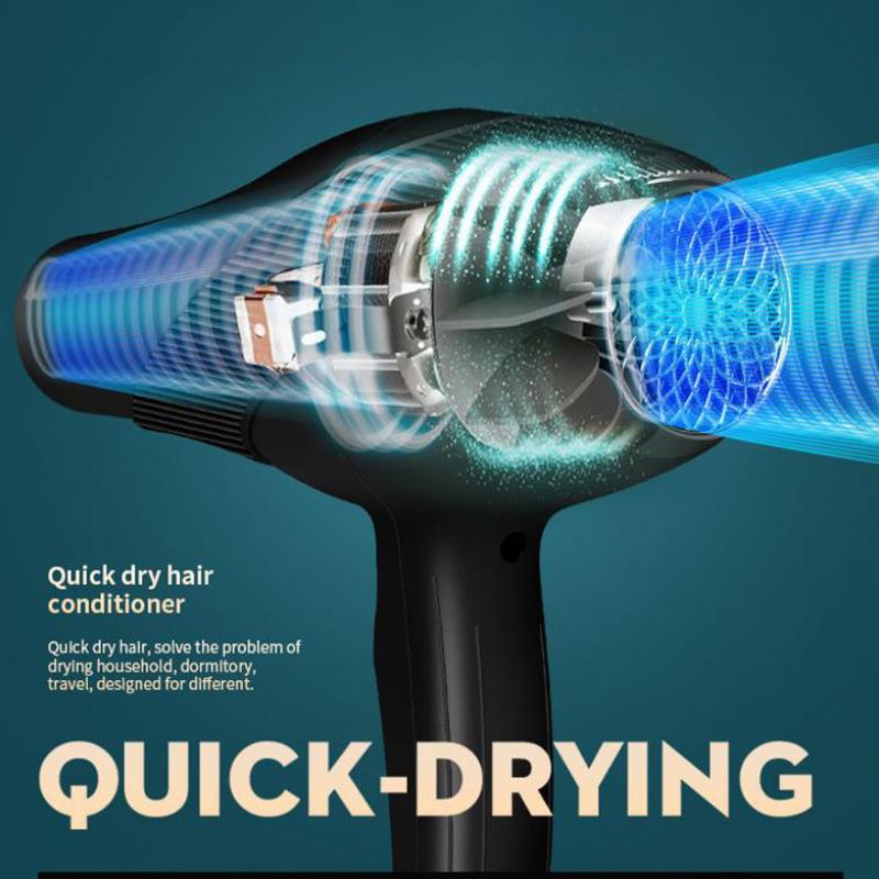 1200W High Power Hair Dryer Blue Light Protection Hot/cold Hair Dryer Barber Equipment for Home Hair Salon