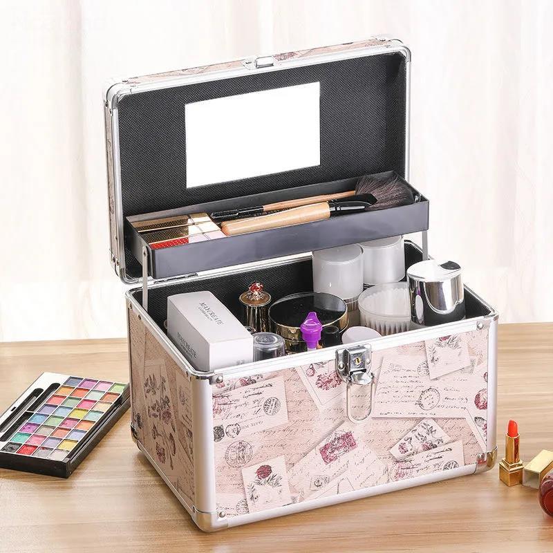 Cosmetic Luggage Portable Large-capacity Cosmetic Storage Box Tattoo Embroidery Nail Multi-layer Toolbox