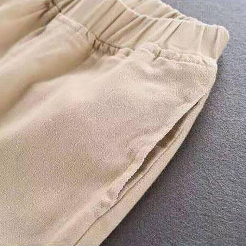 Children's Clothing Boys and Girls Casual Pants Spring and Autumn Children's Overalls Trousers Loose Solid Color Trousers