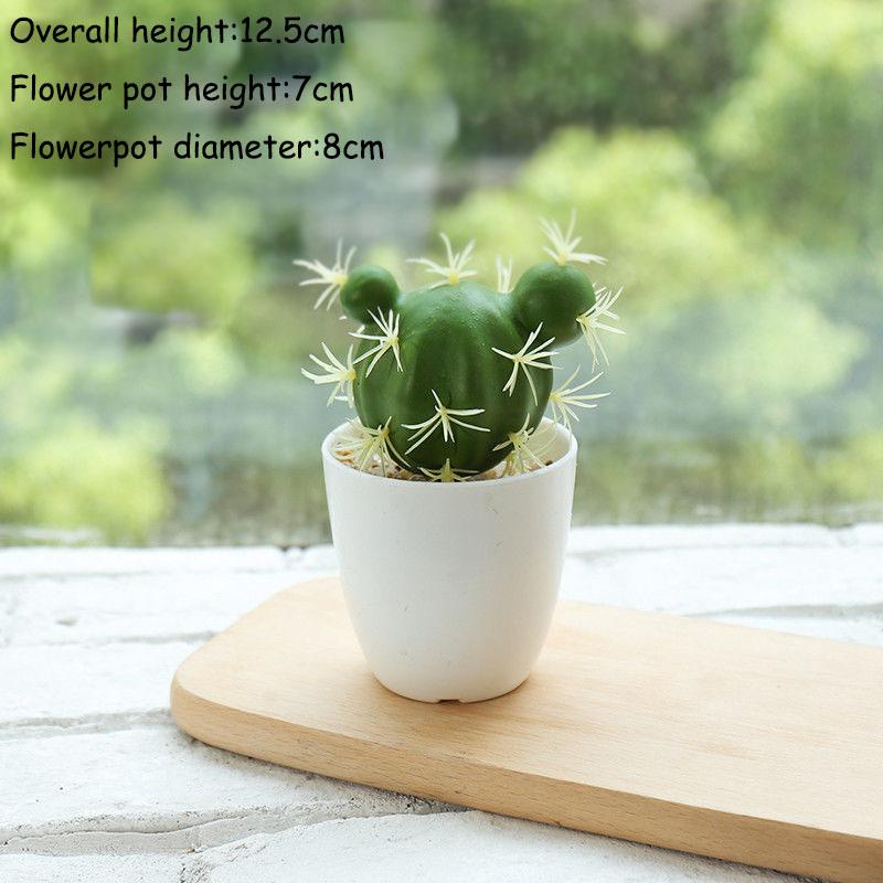 Fake Flower Creative Ornaments Simulation Flower Cactus Bonsai Simulation Succulents Dining Table Living Room Simulation Plant Potted Plants