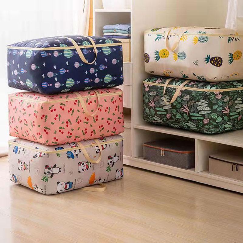 Clothes Blanket Quilt Closet Box Bag Wardrobe Organizer Bag Large Waterproof Household Foldable Clothing Storage Bag