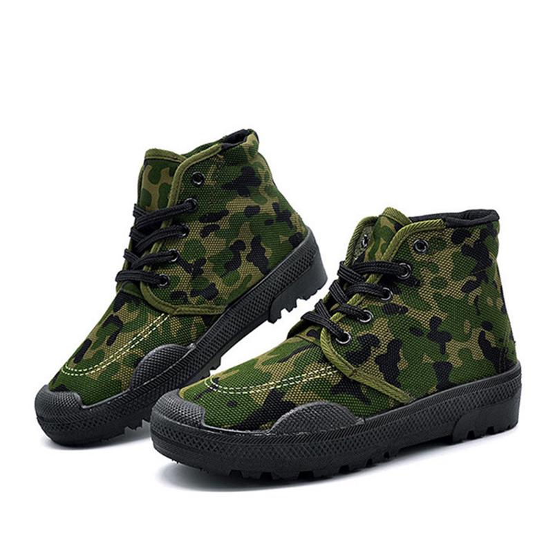 Men High Top Military Desert Boots Male Outdoor Hiking Ankle Boots Men's Casual Shoes