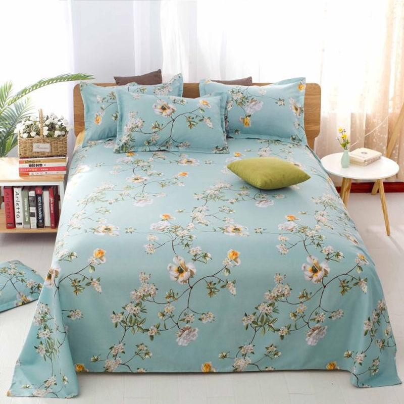 Four Seasons General Twill Thick Skin-friendly Bedding  Brushed One-piece Bed Sheet