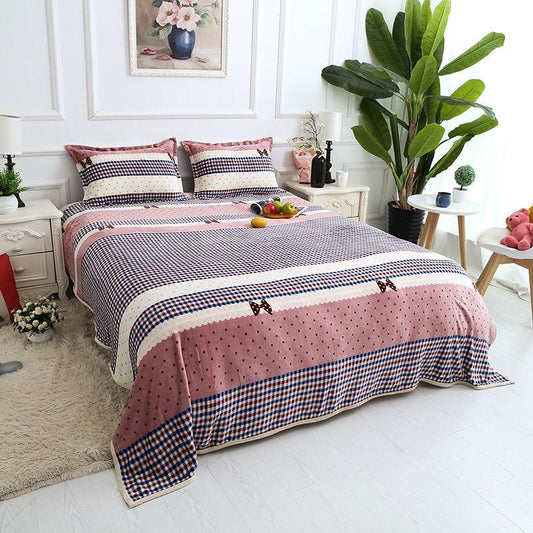 Multifunctional Flannel Sheets Soft Thick  Warm  Double Quilt  Coral Fleece Blanket  Autumn and Winter