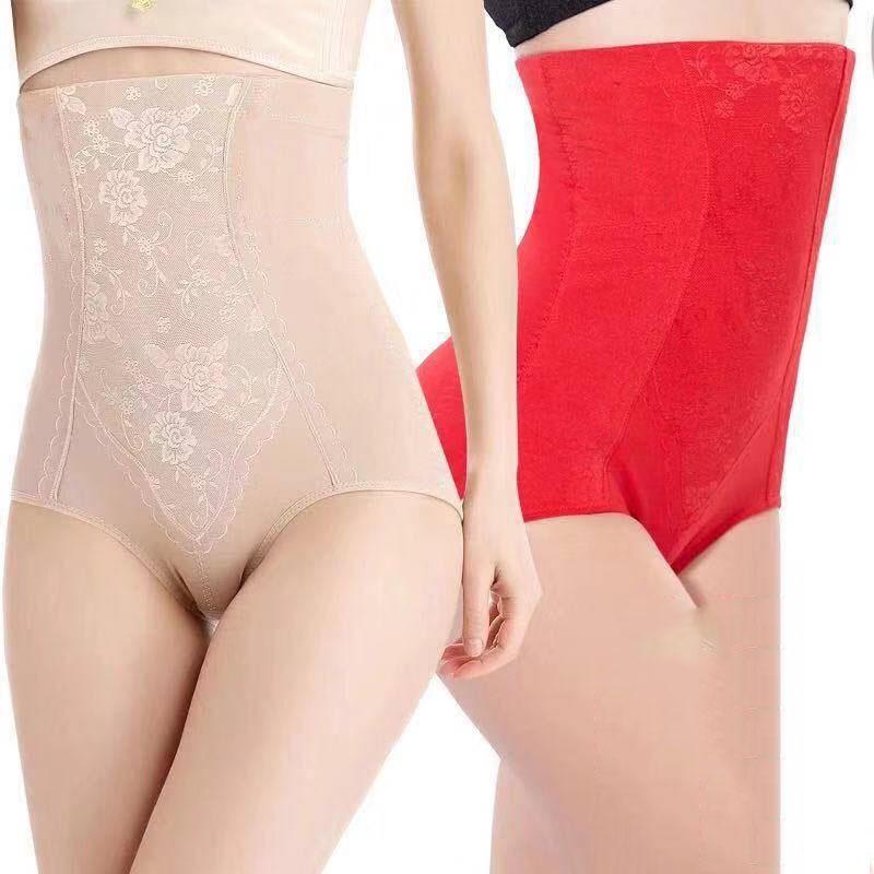 Postpartum High Waist Belly Pants Women's Waist Slimming Hip Size Cotton Body Shaping Underwear