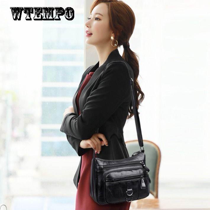 Shoulder Messenger Bag Chain Bag Women's Bag Soft Leather Bag Fashion Wild Trend