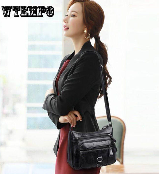 Shoulder Messenger Bag Chain Bag Women's Bag Soft Leather Bag Fashion Wild Trend