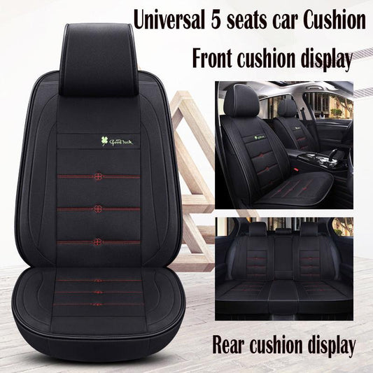 Universal car seat cover Waterproof Car Seat Cover Universal Leather 5 set Auto Seat Cushion 5 seats