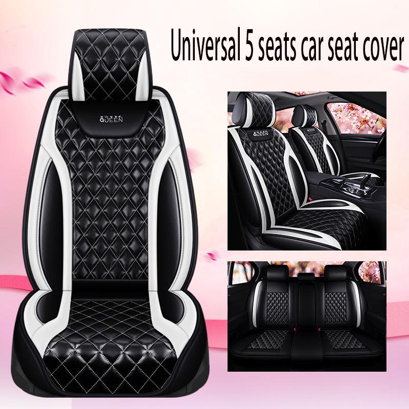 Car Seat Cover Universal 5 set Auto Seat Cushion Leather 5 seats Universal Car seat cover Waterproof