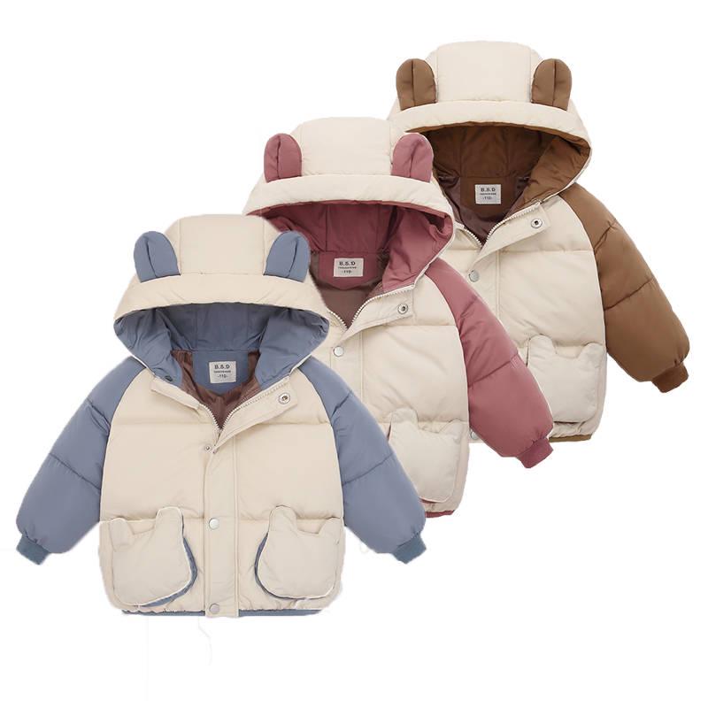 Baby Girls Jackets Winter Jacket for Boys Winter White-duck Down Coat Children Warm Outerwear Coats