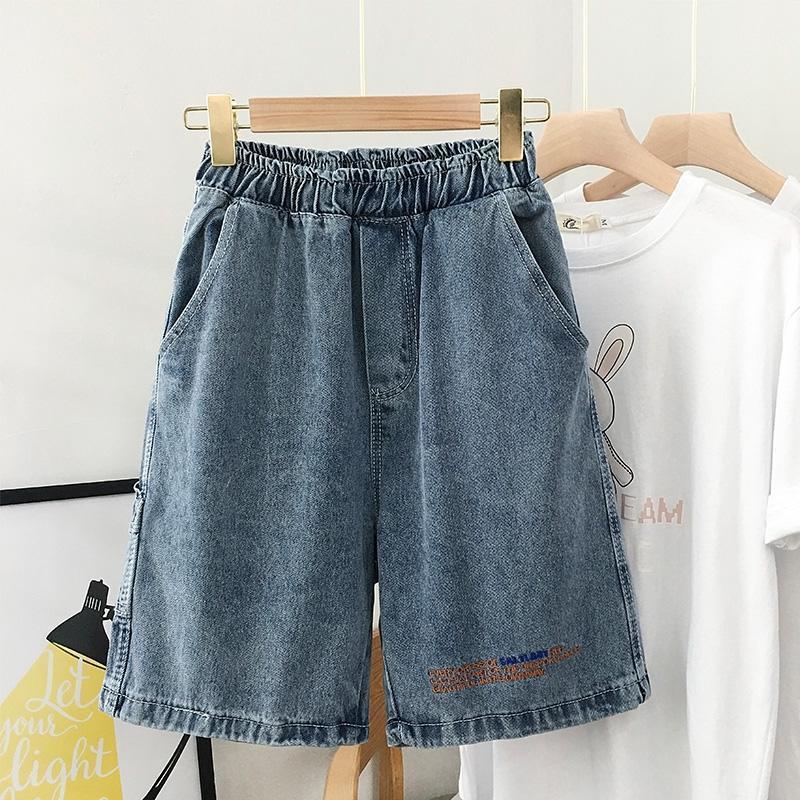 WTEMPO Women Loose High Waist Denim Shorts Spring and Summer Wide Leg A-line Thin Casual Shorts