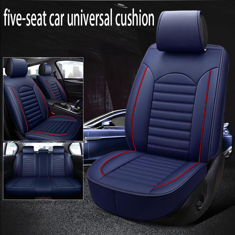 Four seasons car seat cover leather universal 5-seater car seat cover fully surrounded car cushion