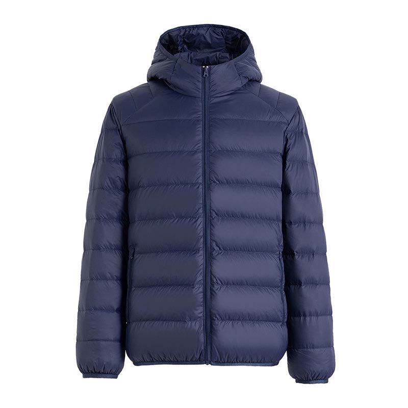 Winter Padded Jacket Mens Brand Thin Duck Down Collar Casual Warm Coats Outerwear Parka Jackets  Down Jackets