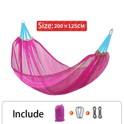 Outdoor Hammock Adult Swing Single Mesh Hammock Indoor Child Sleeping Hammock