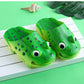 Cartoon Frog Slippers Parent-child Children's Soft Bottom Shoes Boys and Girls Baby Home Non-slip Slippers Flip Flops Cute Funny Shoes