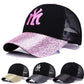 Embroidery Baseball Cap Men Women Snapback Hip Hop Hat Summer Breathable Mesh Sun Hat