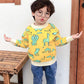 Baby Sweater and Cashmere Fall/winter Girl's Knit Sweater Pullover Boy Warm Jacket Baby Middle and Small Children Children's Sweater