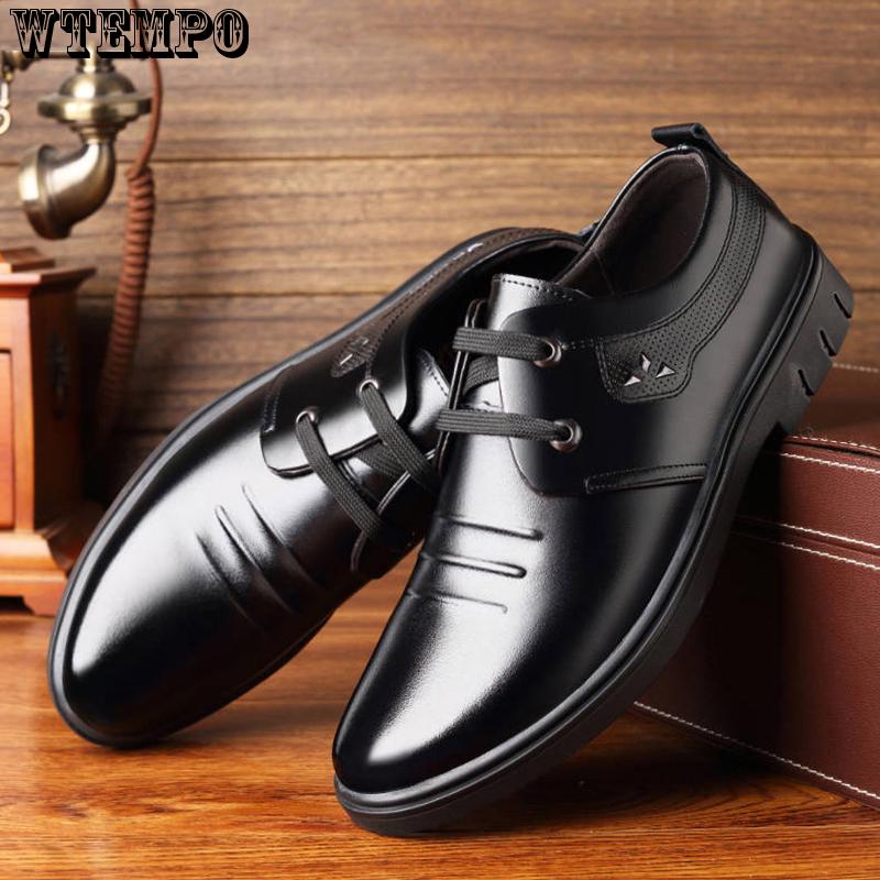 Leather Men Shoes Brand Casual Loafers Moccasins Breathable Slip on Black Business Shoes