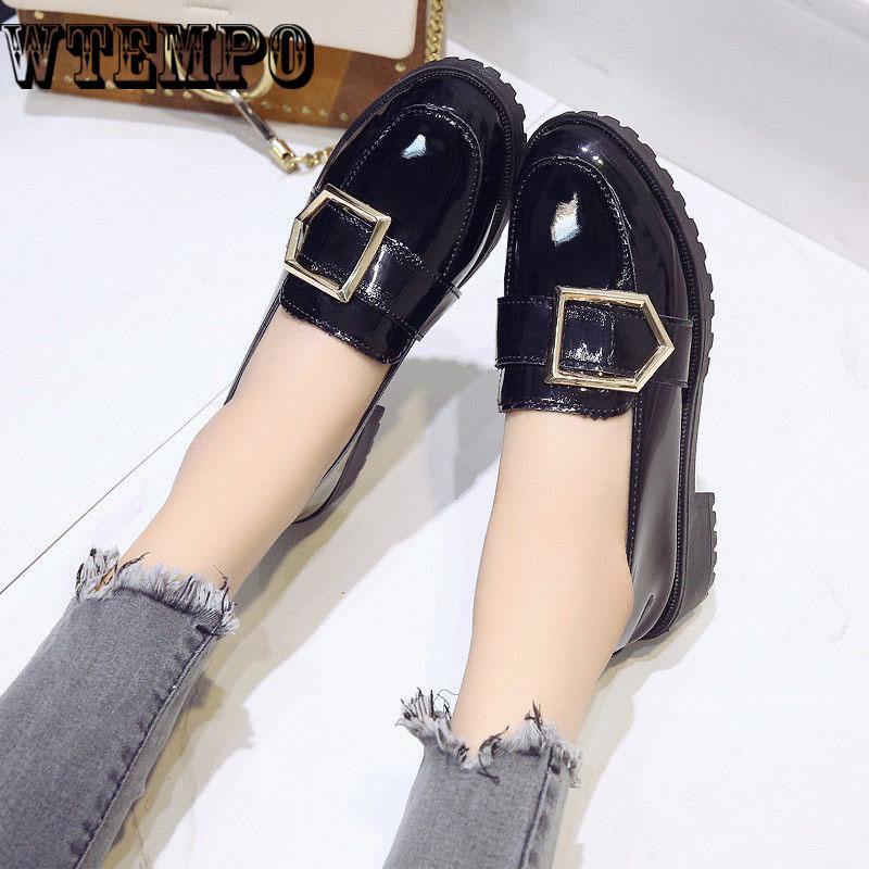 Metal Rivets  Shoes Woman Thick Heel Pumps Med High Heels Mules Shoes