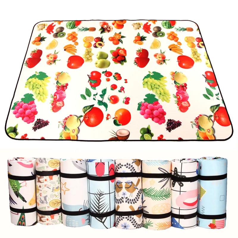 Picnic Mat Camping Moisture-proof Mat Outdoor Thickening Household Field Mat Folding Lawn Portable Waterproof Picnic Cloth