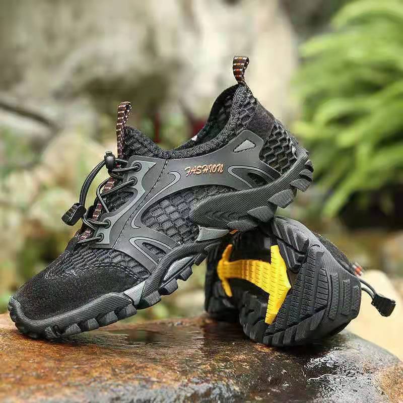 Men's Net Shoes Warshoe Sand Beach Mountaineering Quick-drying Anti-slip Sandals Outdoor Casual Shoes Sports Shoes