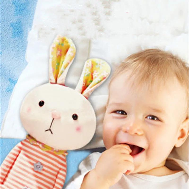 Lovely Rabbit Comforting Toy Sleeping Doll Pillow Soft Kids Plush Toy Cute Children's Birthday Gift