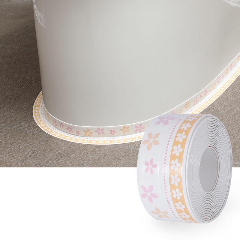 Kitchen Sink Waterproof Sticker Anti-mold Waterproof Tape Bathroom Countertop Toilet Gap Self-adhesive Seam Stickers