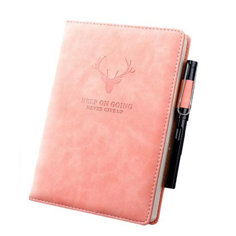 A5 Notebook Thickened Notepad Soft Leather Simple Diary Business Work Meeting Record Book