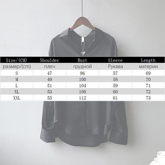 Silk Shirt Spring Womens Clothing Vintage Blouse Women Sheer Top Women Long Sleeve Dress Shirt Woman Overshirt